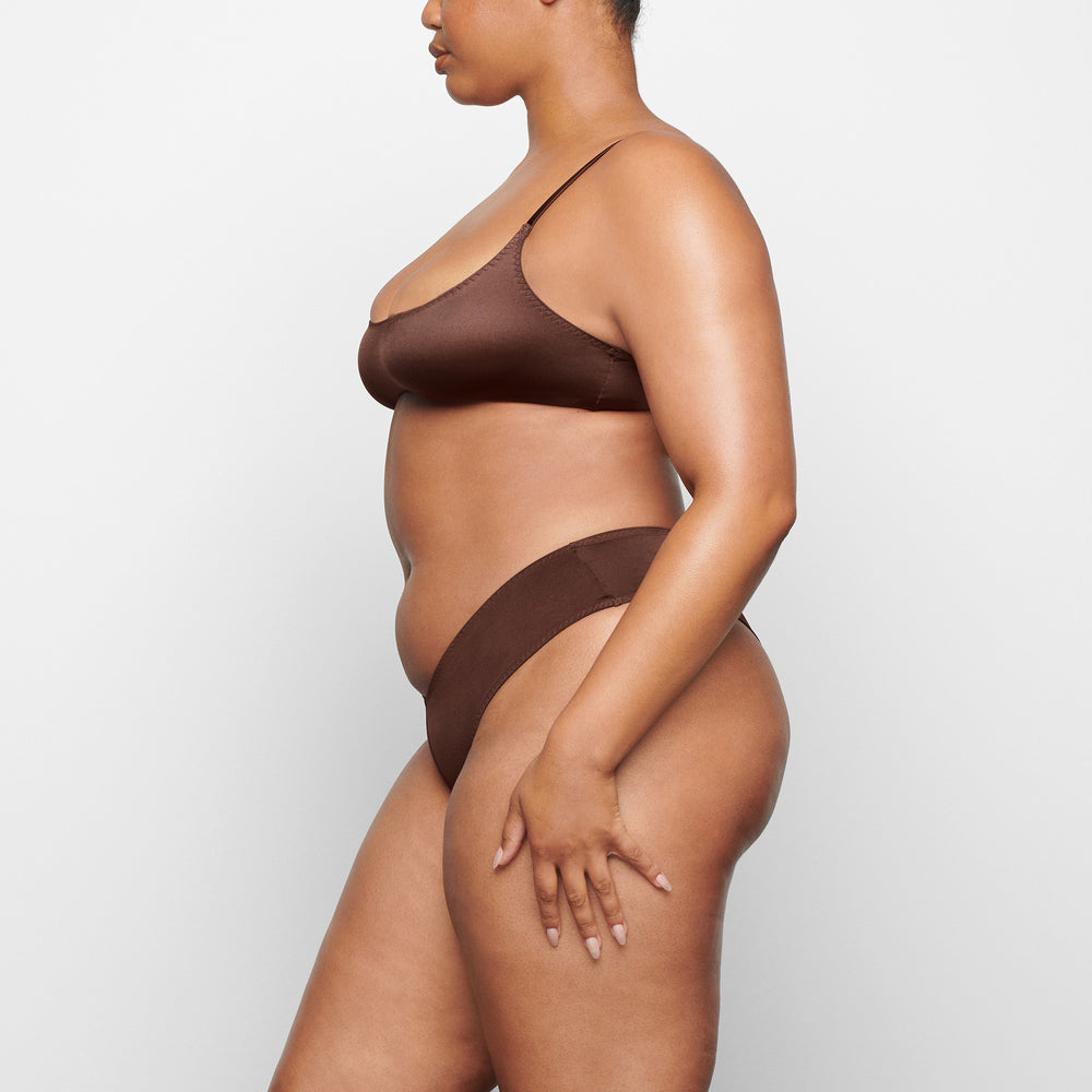 Hipster Skims STRETCH SATIN Chocolat | 728YNZLUA