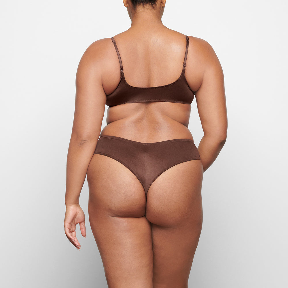 Hipster Skims STRETCH SATIN Chocolat | 728YNZLUA