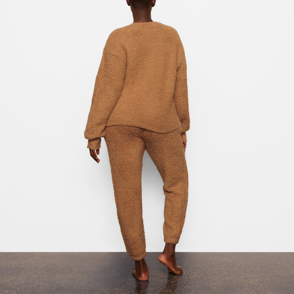 Joggers Skims COZY KNIT UNISEX Marron | 890ORPVNQ
