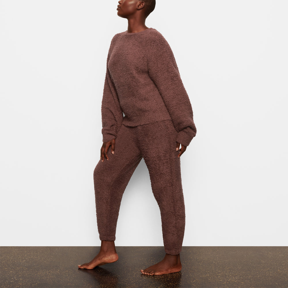 Joggers Skims COZY KNIT UNISEX Rouge Foncé | 391EKCIHX