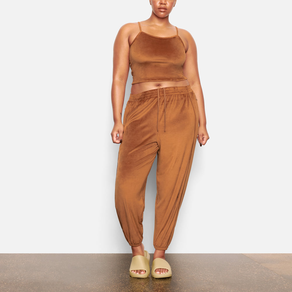 Joggers Skims VELOUR OVERSIZED Cuivre | 918ZJBLQE