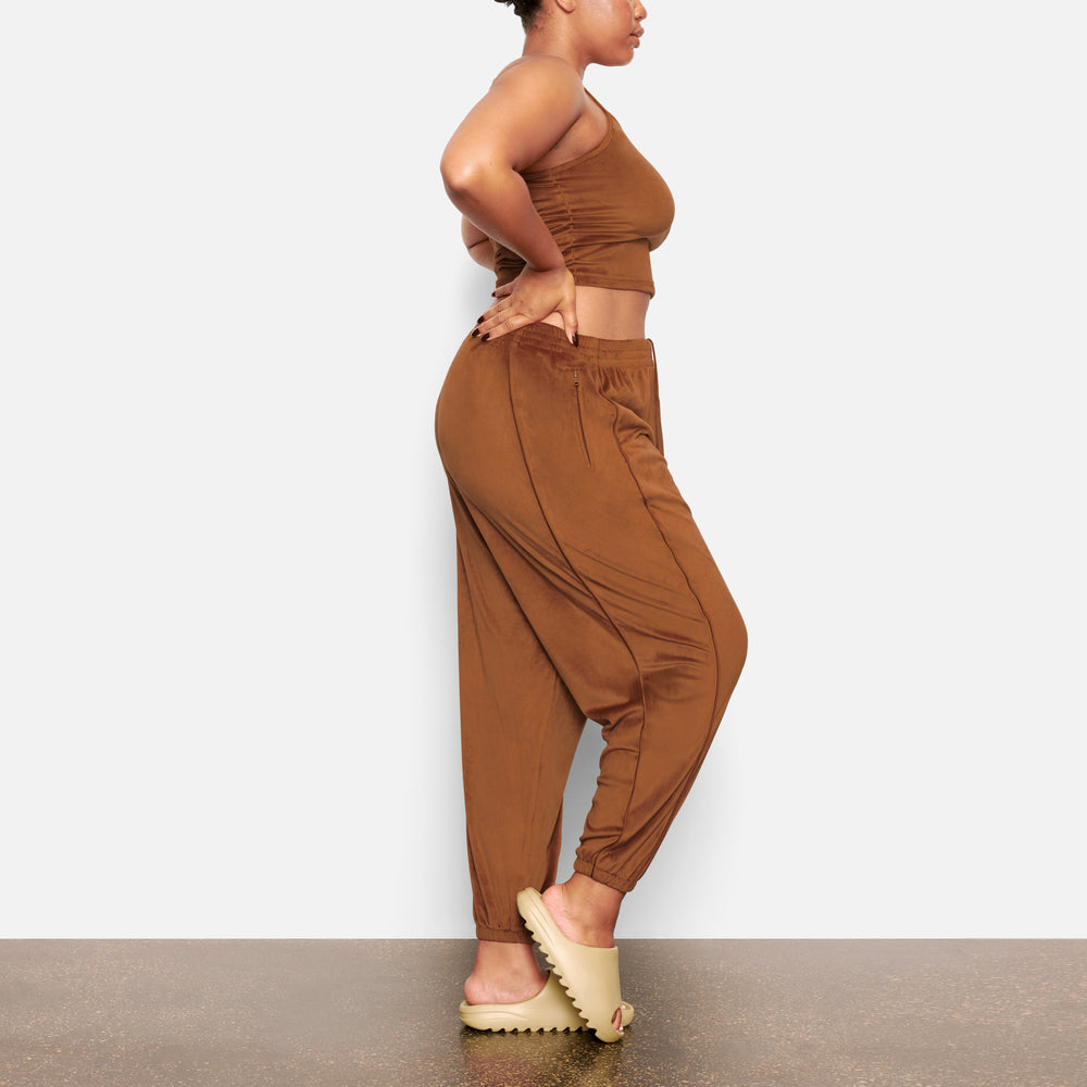 Joggers Skims VELOUR OVERSIZED Cuivre | 918ZJBLQE