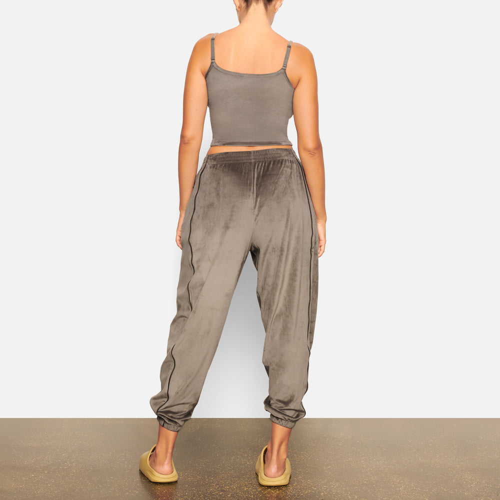 Joggers Skims VELOUR OVERSIZED Grise Foncé | 305BYIXLG