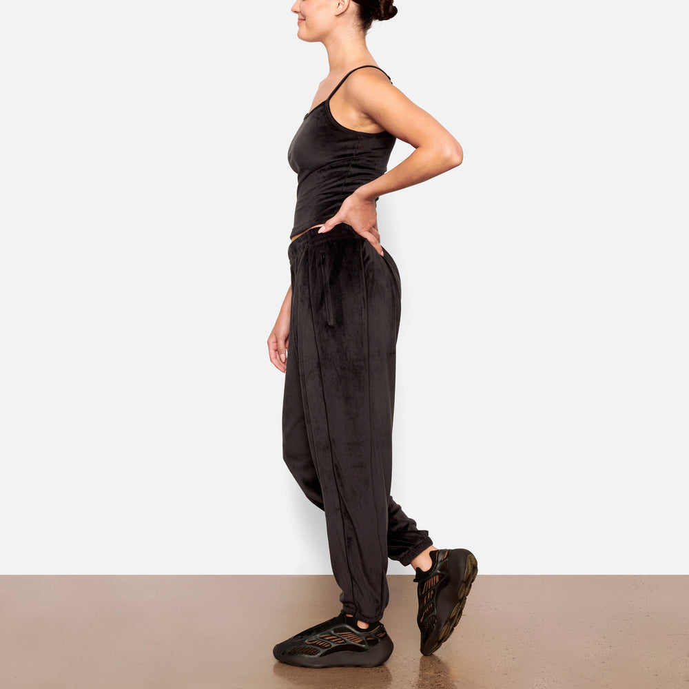 Joggers Skims VELOUR OVERSIZED Noir | 720GFISCU