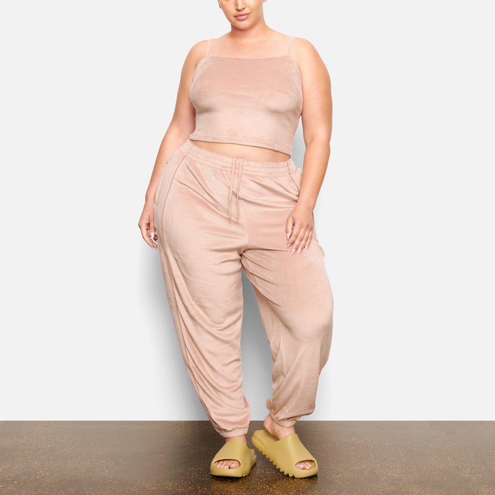 Joggers Skims VELOUR OVERSIZED Rose Clair | 450GVXTQI