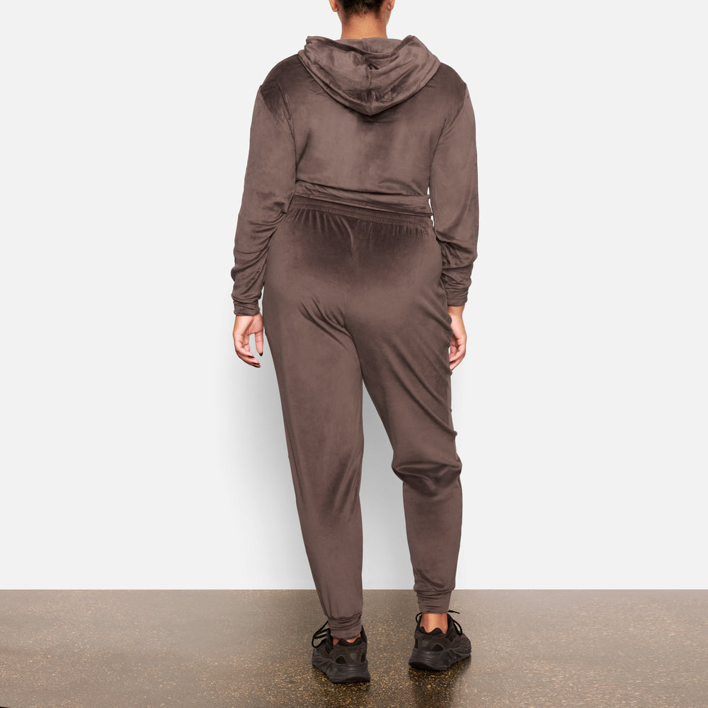 Joggers Skims VELOUR Violette Grise | 836HMTSXA