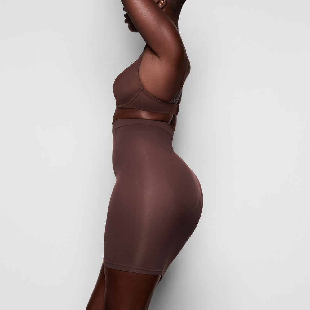 Jupe Skims LONG SLIP Chocolat | 584TWPBGV