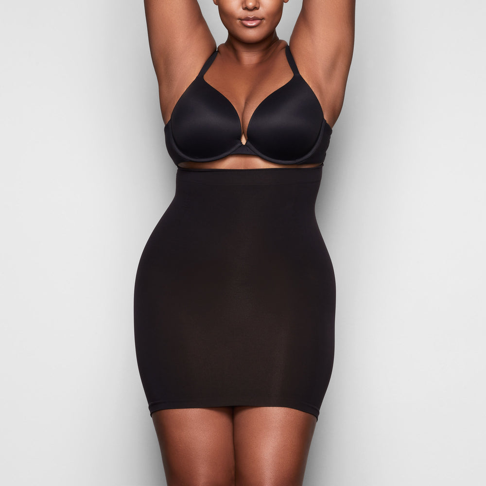 Jupe Skims LONG SLIP Noir | 896SUAPQW