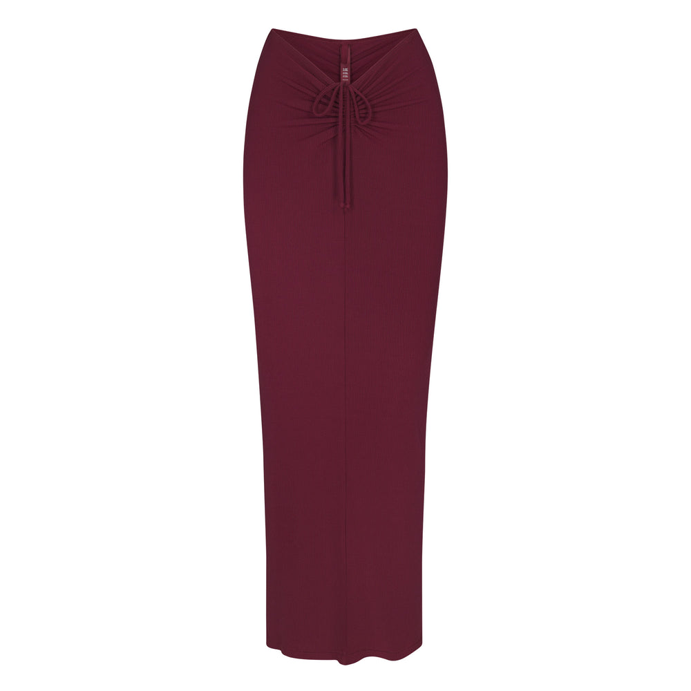 Jupe Skims SOFT LOUNGE RUCHED LONG Violette | 453MXTLWJ
