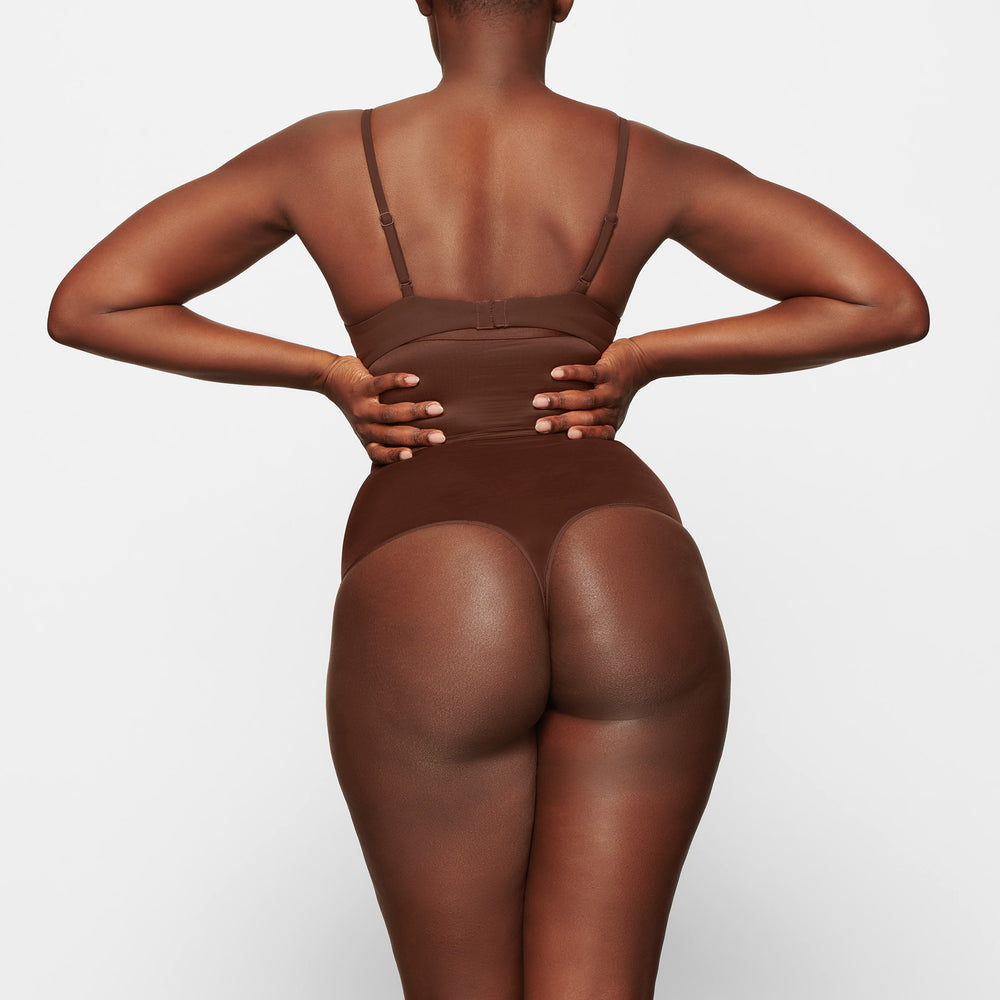 Lanières Skims BARELY THERE HIGH WAIST Chocolat | 623MTCBRN
