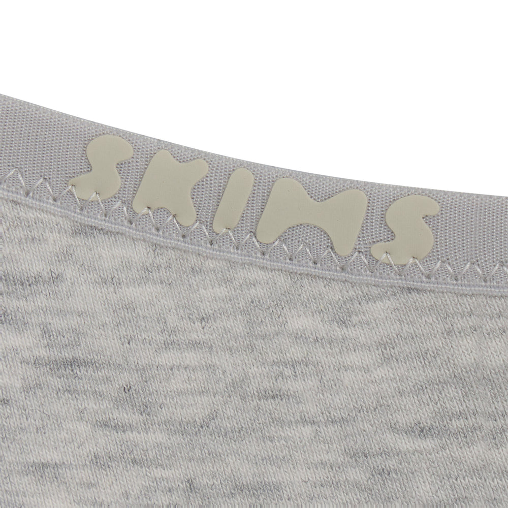Lanières Skims COTTON LOGO DIPPED Grise Clair | 097EKYVXC