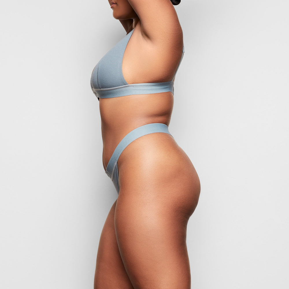 Lanières Skims COTTON RIB Bleu | 271VLZJCI