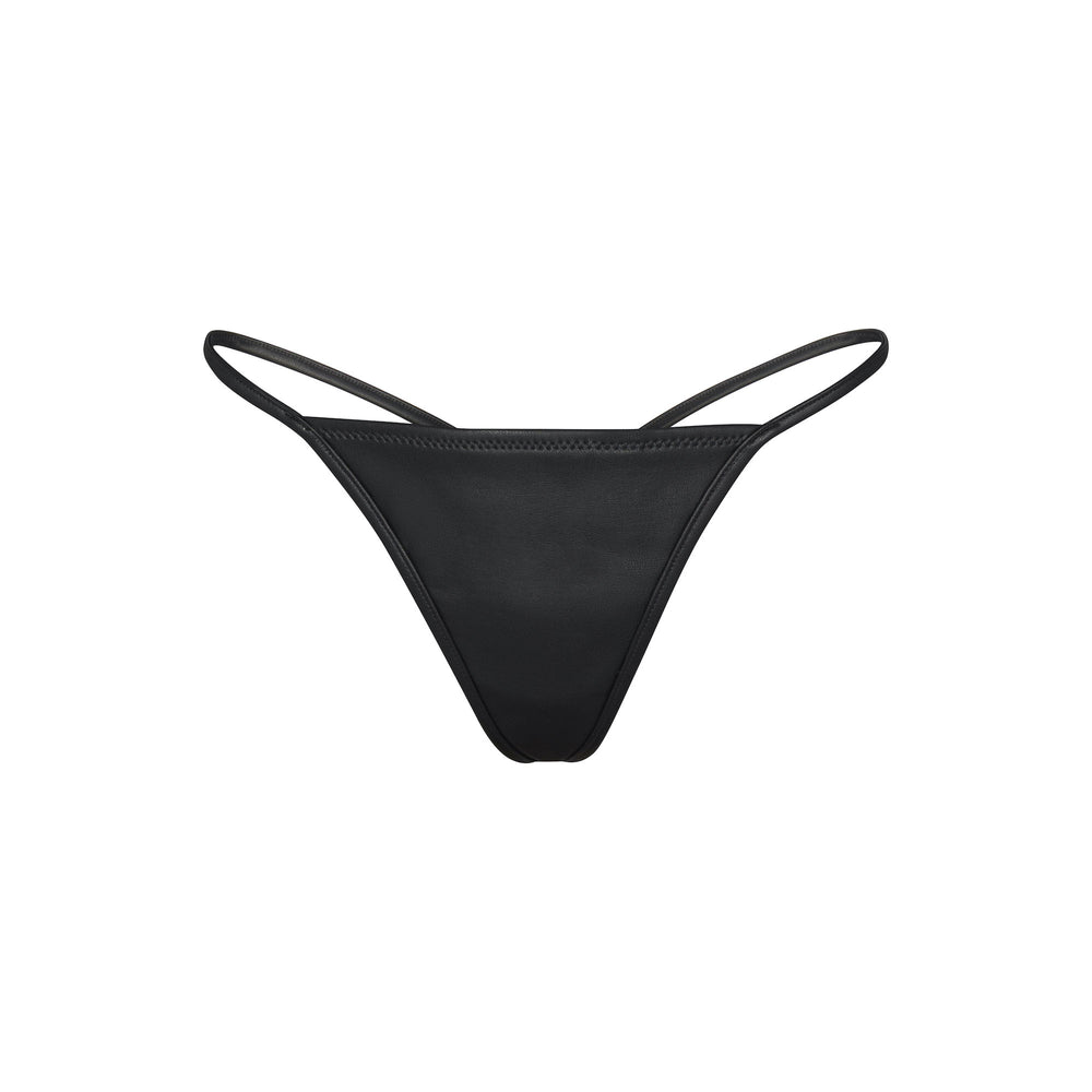Lanières Skims FAUX LEATHER STRING Noir | 874UCWJOF