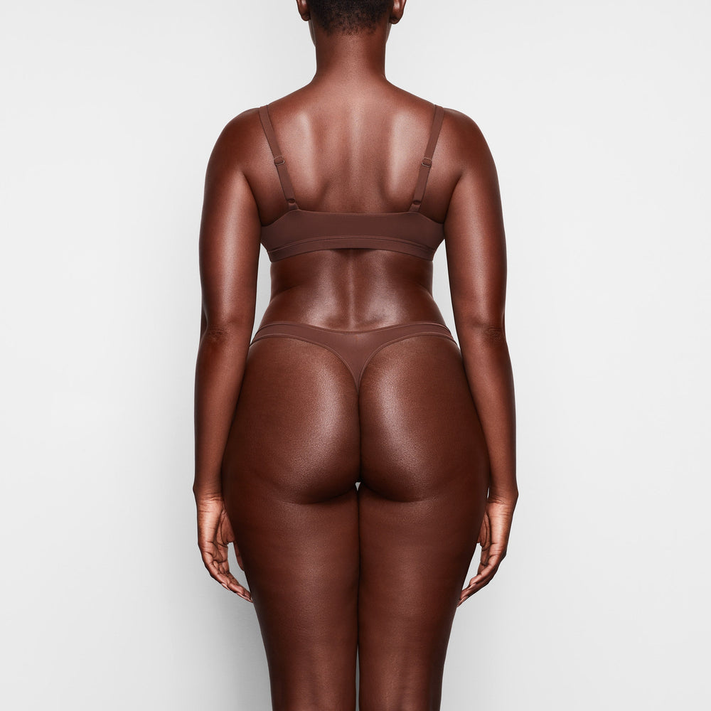 Lanières Skims FITS EVERYBODY DIPPED FRONT Chocolat | 049VGRZWS