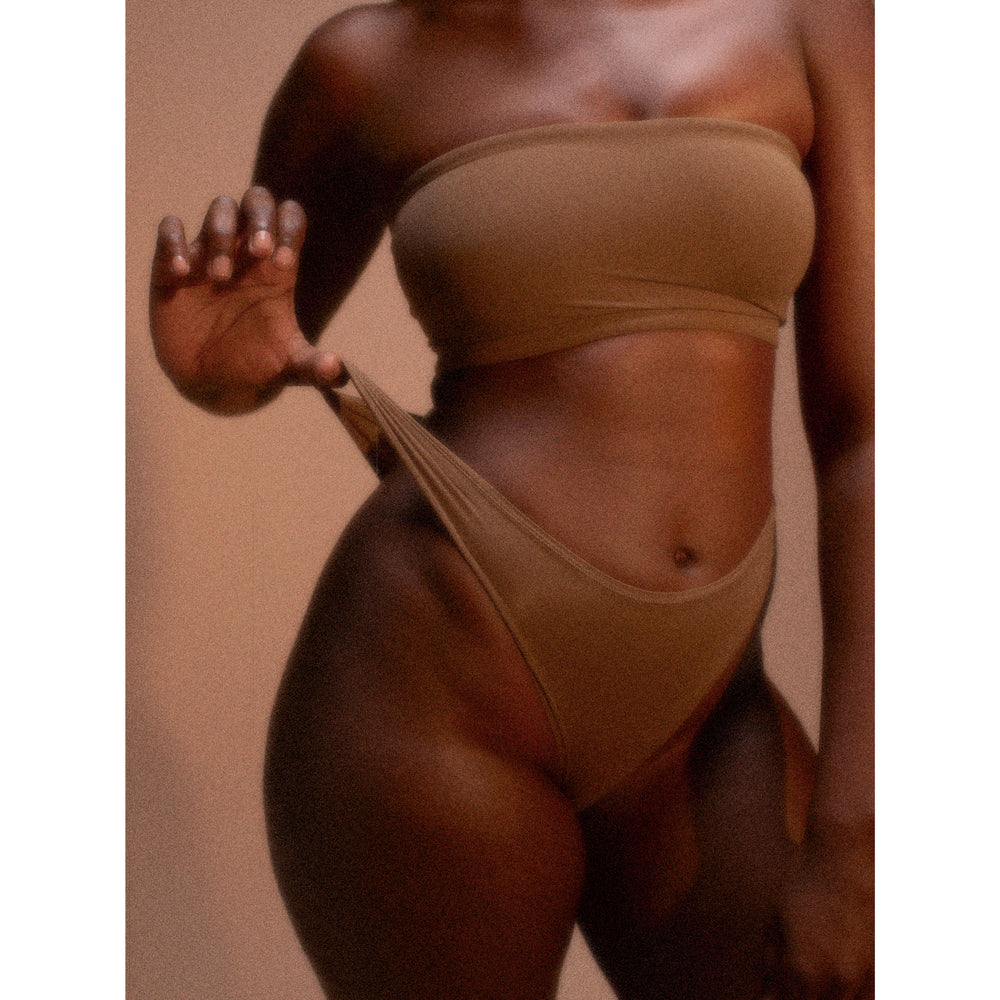 Lanières Skims FITS EVERYBODY DIPPED FRONT Beige | 182DIYSFP