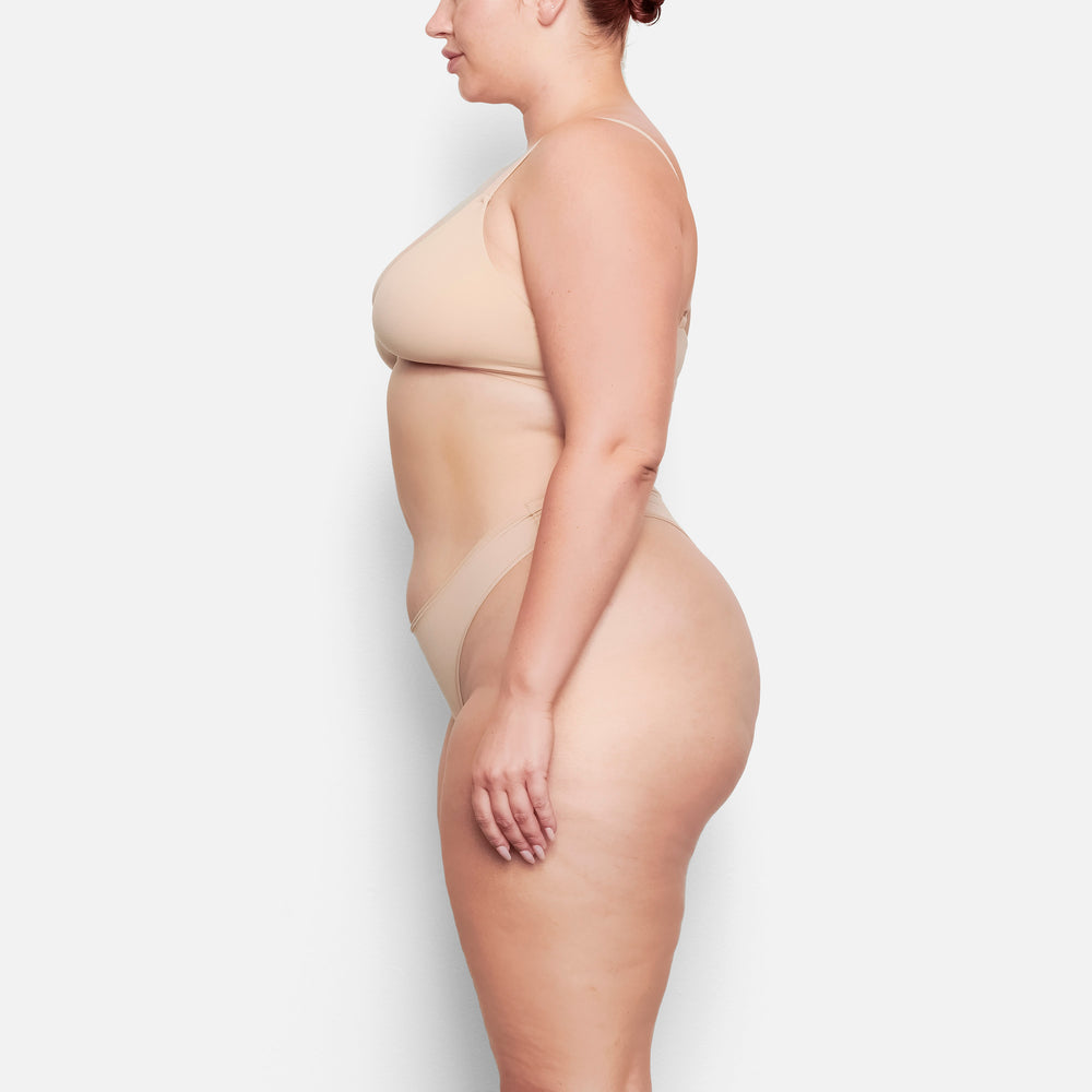 Lanières Skims FITS EVERYBODY DIPPED FRONT Beige | 954HJKBXS
