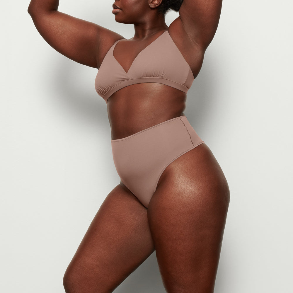 Lanières Skims FITS EVERYBODY HIGH WAISTED Marron | 253VDLJYW