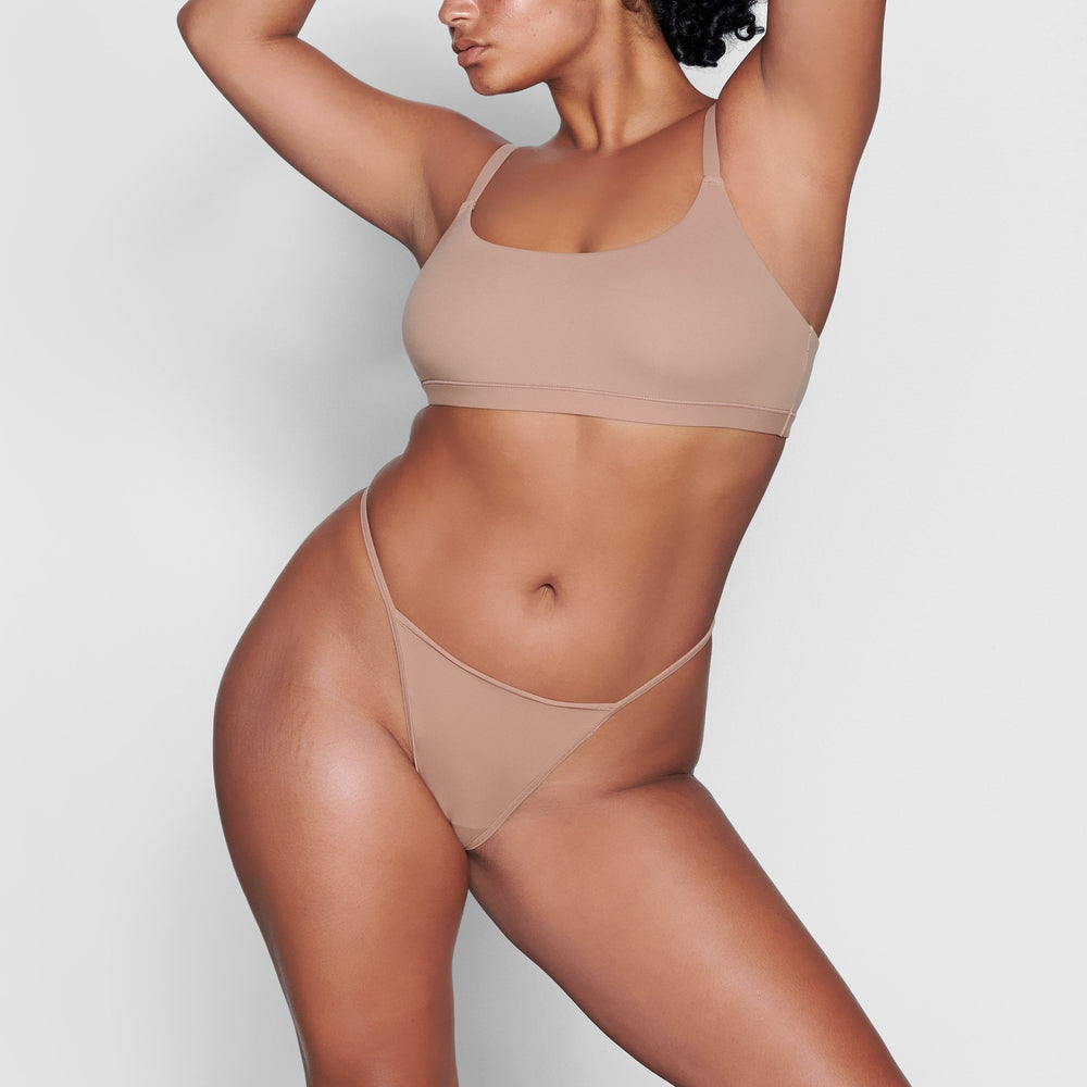 Lanières Skims FITS EVERYBODY T STRING Abricot | 582VABLUX