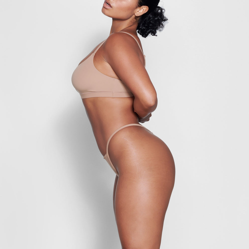 Lanières Skims FITS EVERYBODY T STRING Abricot | 582VABLUX