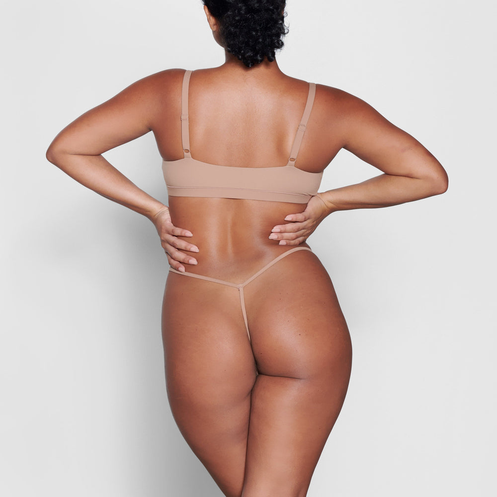 Lanières Skims FITS EVERYBODY T STRING Abricot | 582VABLUX