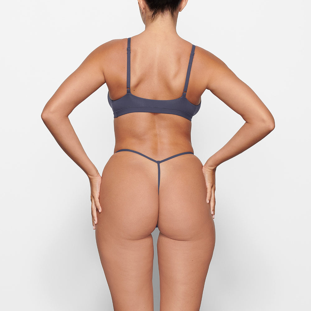 Lanières Skims FITS EVERYBODY T STRING Bleu Marine | 670PYRFOH