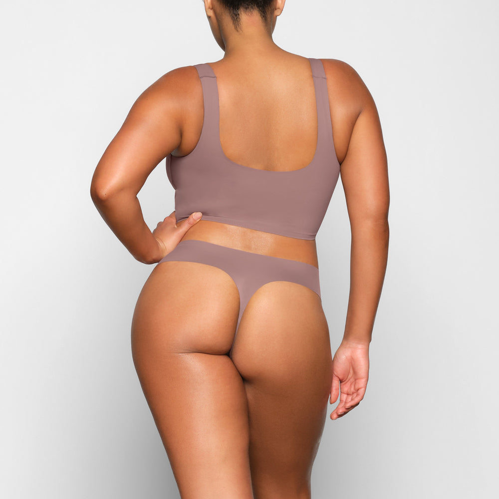 Lanières Skims FREE CUT MID WAIST Marron | 034QLYNBW