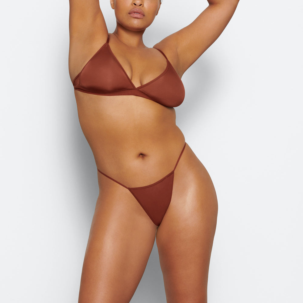 Lanières Skims JELLY SHEER STRING Marron | 970PZEXNQ