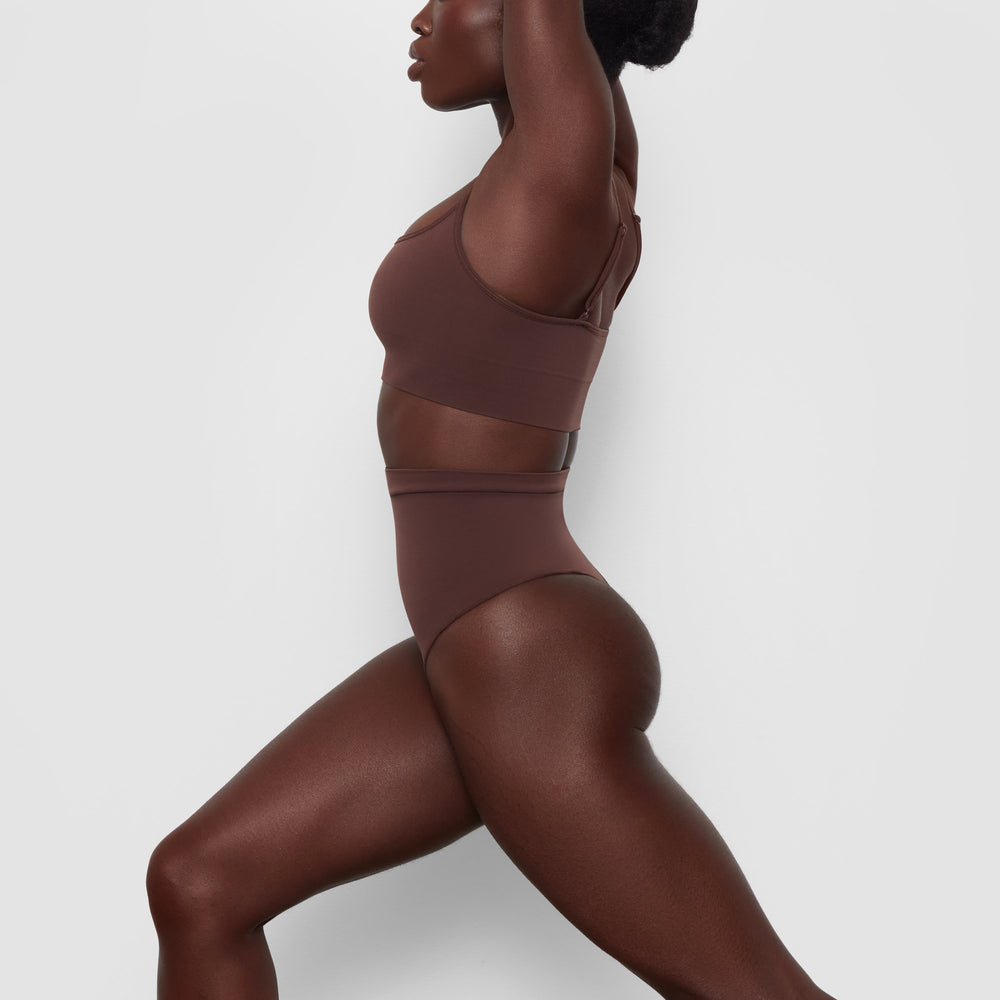 Lanières Skims SCULPTING MID WAIST Chocolat | 465OVRAQL