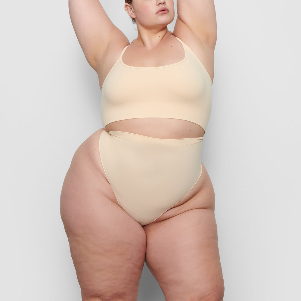 Lanières Skims SCULPTING MID WAIST Marron | 125CFEKWZ