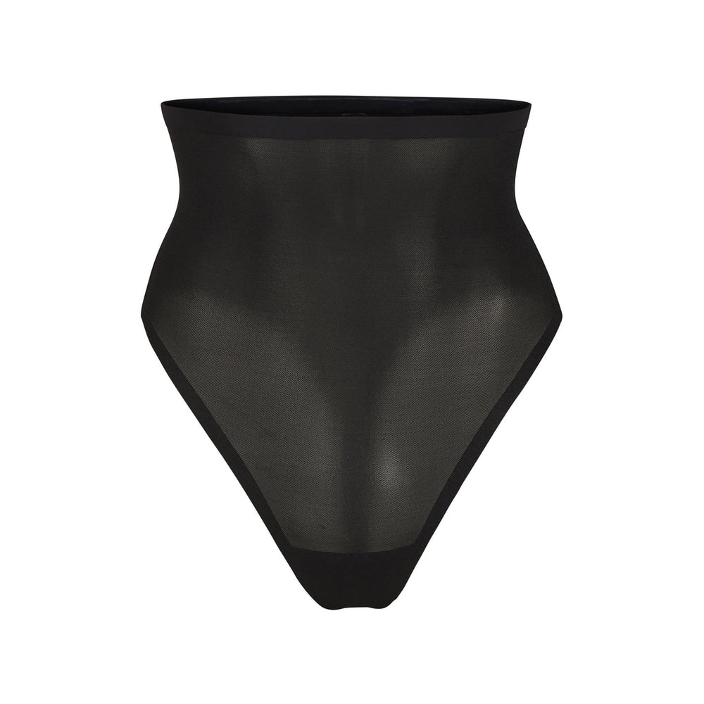 Lanières Skims SHEER SCULPT HIGH WAIST Noir | 632SZPMQX