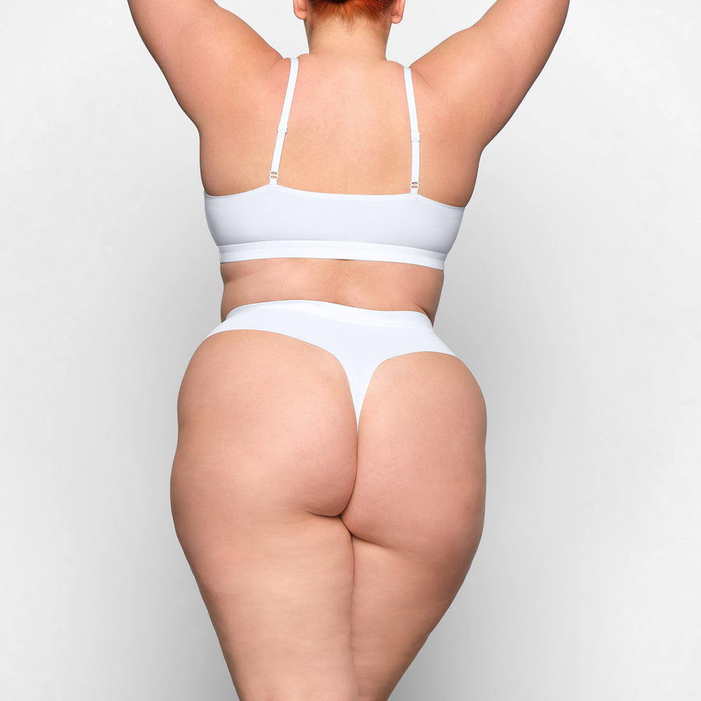 Lanières Skims SMOOTH RIB Blanche | 649RQGHMO