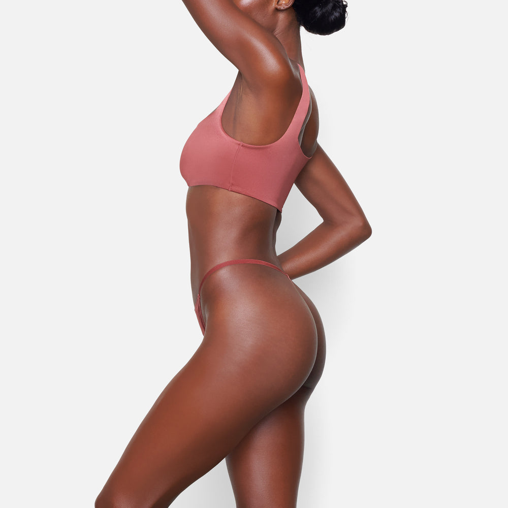Lanières Skims STRETCH SATIN DIP Rose | 674YVNJAU
