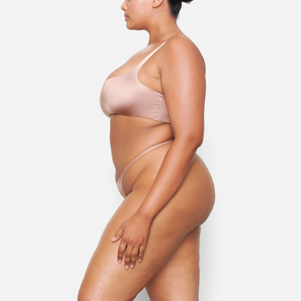 Lanières Skims STRETCH SATIN DIP Rose | 741HYGQNS