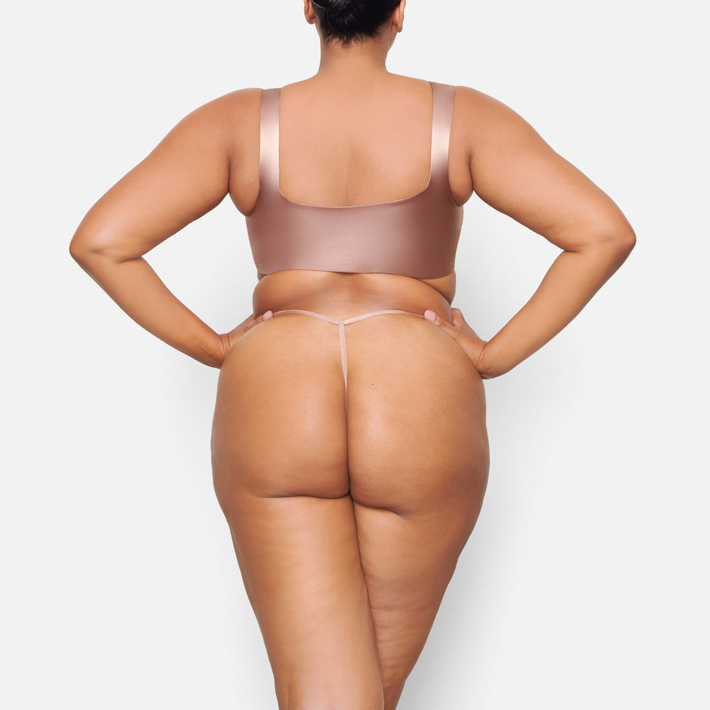 Lanières Skims STRETCH SATIN DIP Rose | 741HYGQNS