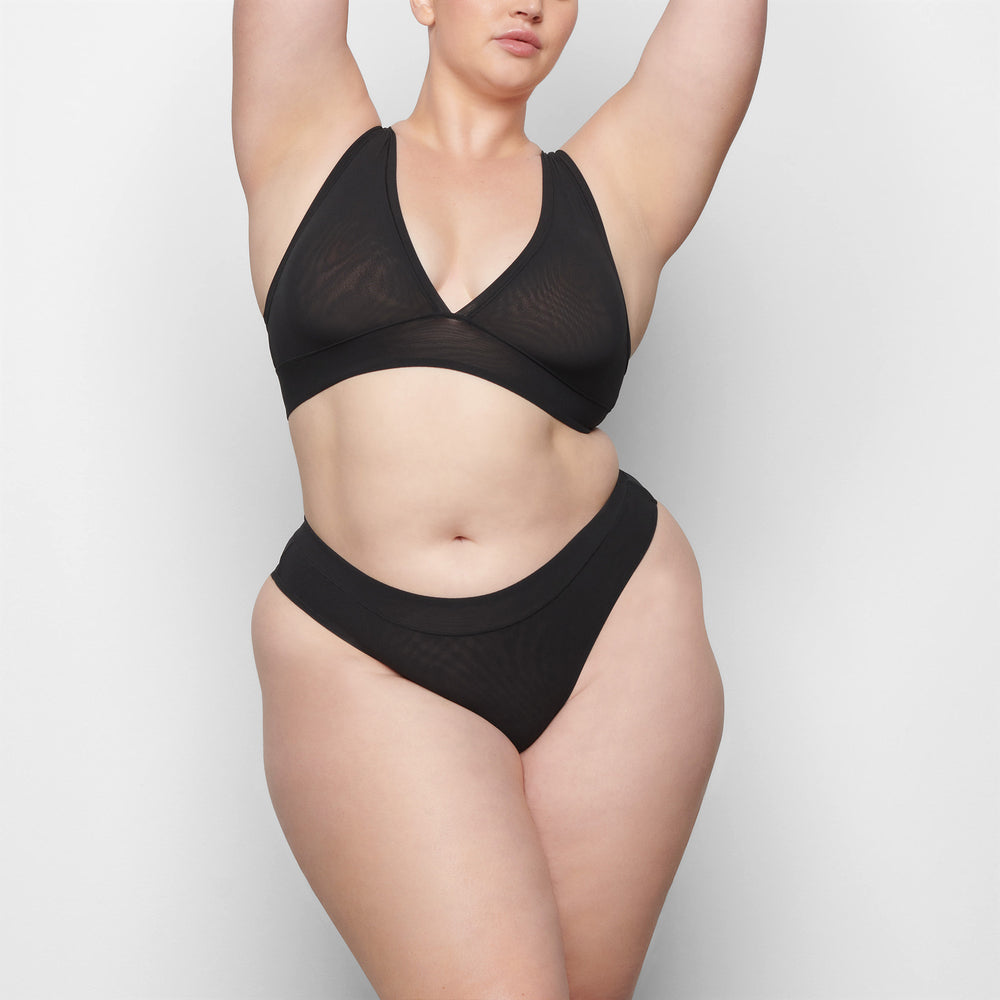 Lanières Skims SUMMER MESH DIPPED Noir | 981DQUGJK