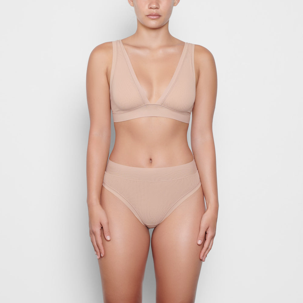 Lanières Skims SUMMER MESH MID WAIST Beige | 208WUTAOY