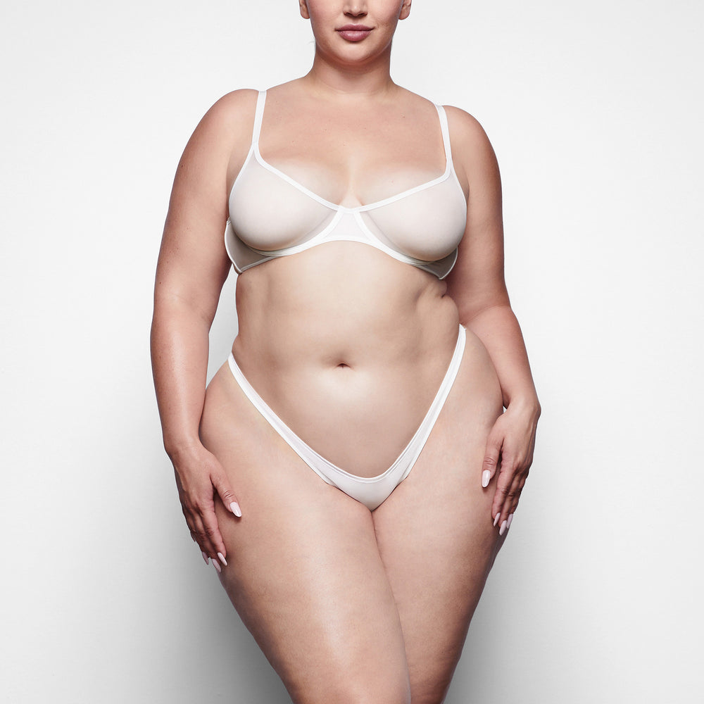Lanières Skims ULTRA FINE MESH MICRO DIPPED Blanche | 120HDJLOA