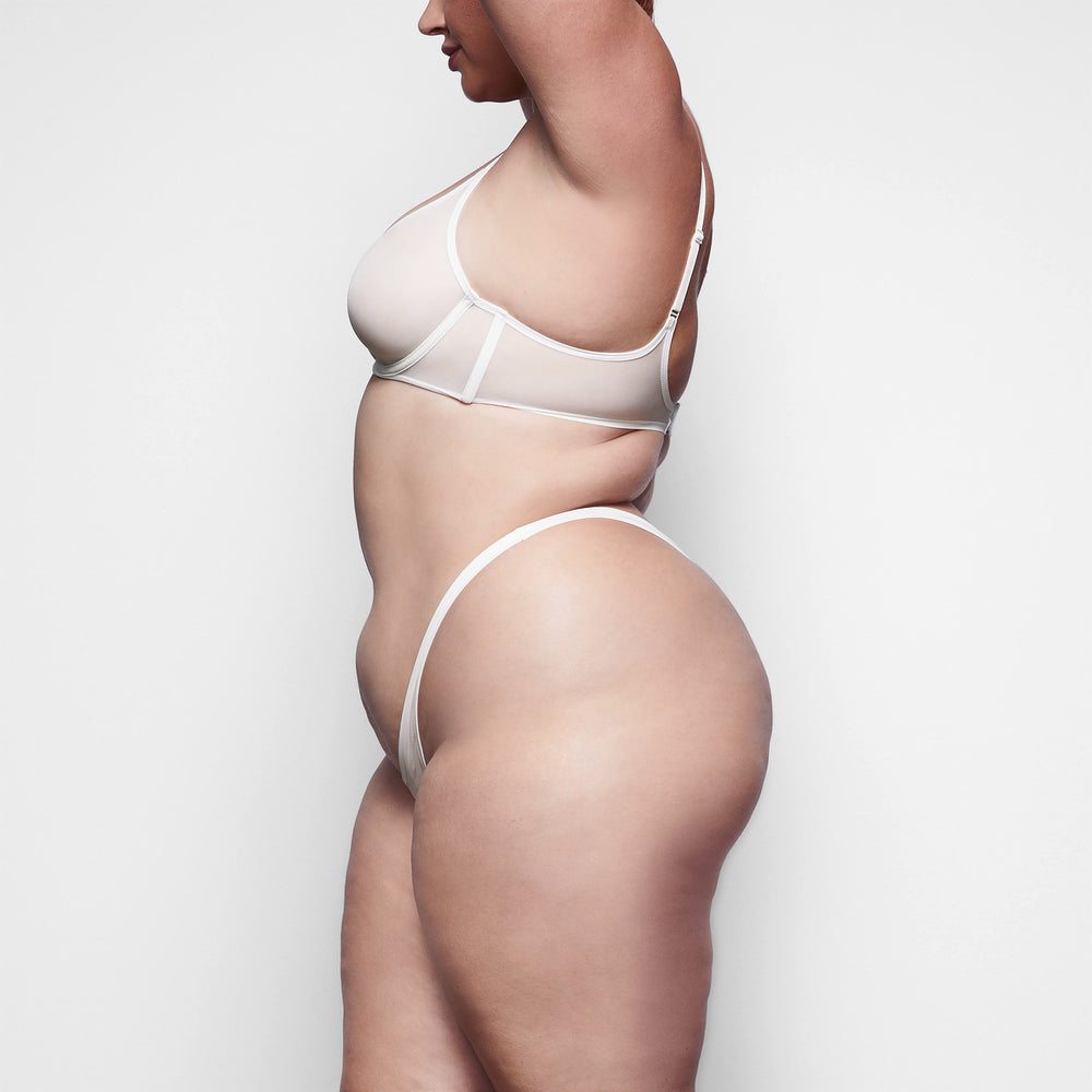 Lanières Skims ULTRA FINE MESH MICRO DIPPED Blanche | 120HDJLOA