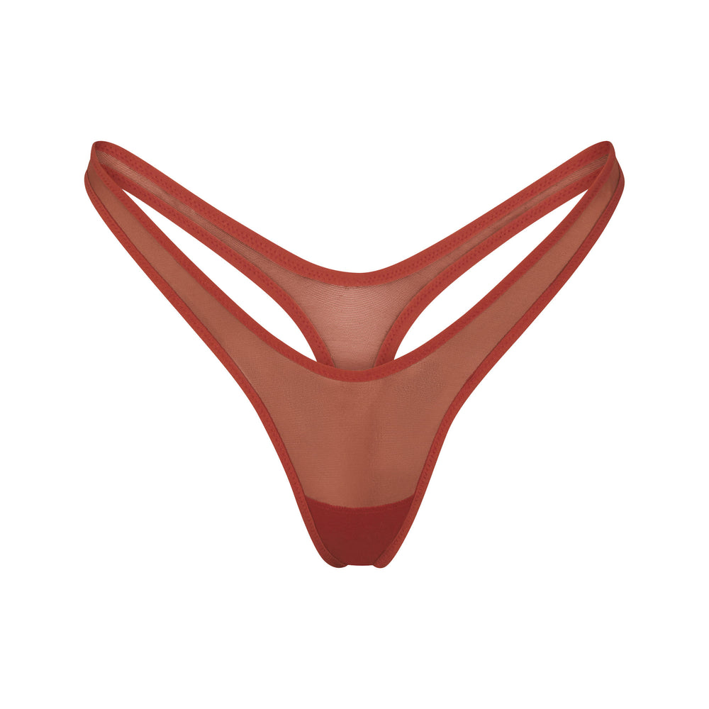 Lanières Skims ULTRA FINE MESH MICRO DIPPED Marron | 123TIDPKQ