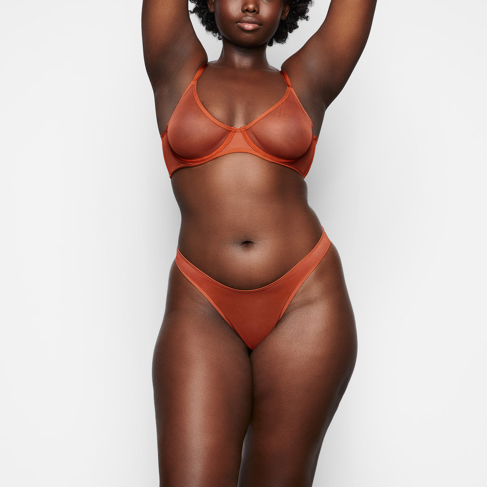 Lanières Skims ULTRA FINE MESH Marron | 691MEJPYC