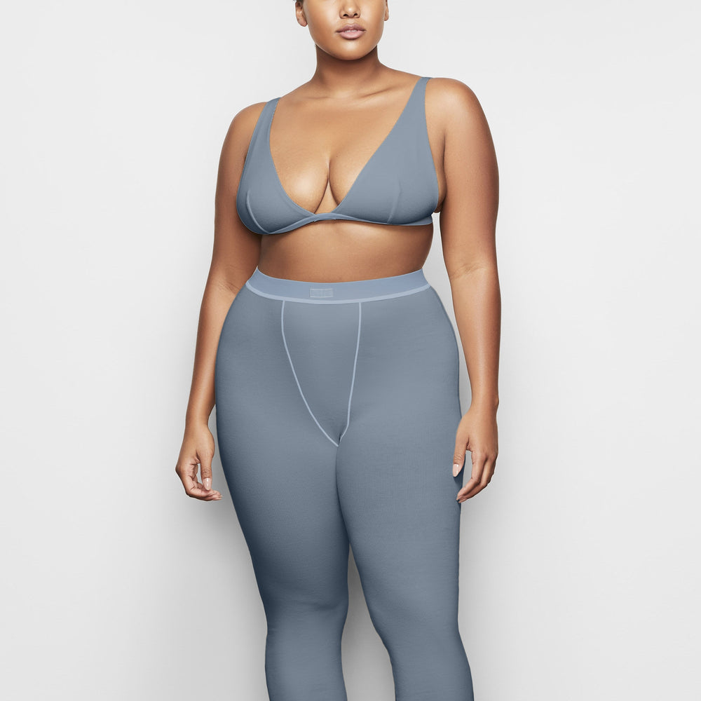 Leggings Skims COTTON RIB Bleu | 756TLJSQI