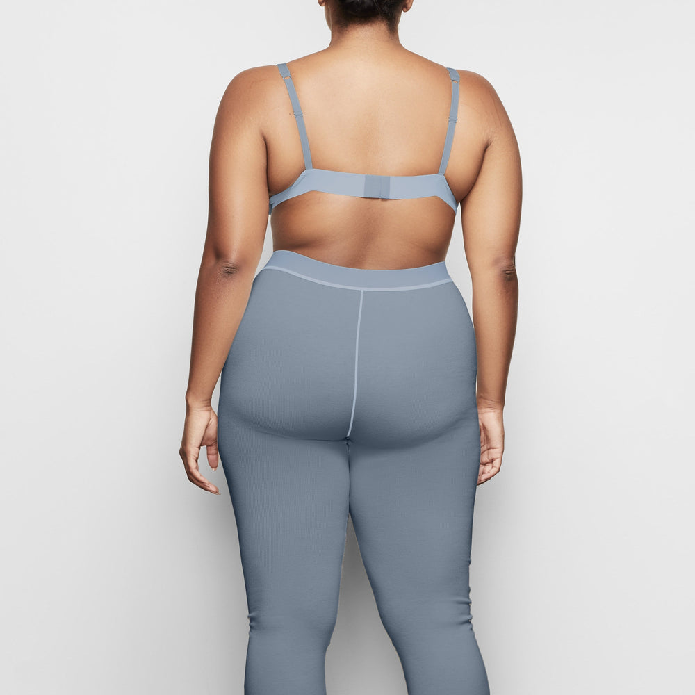 Leggings Skims COTTON RIB Bleu | 756TLJSQI