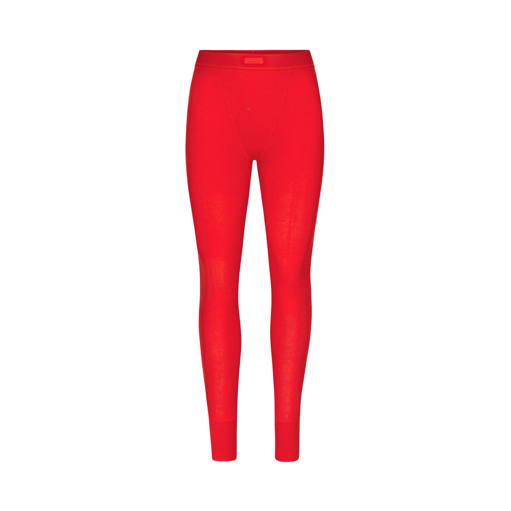 Leggings Skims COTTON RIB Rouge | 807CLMVGP