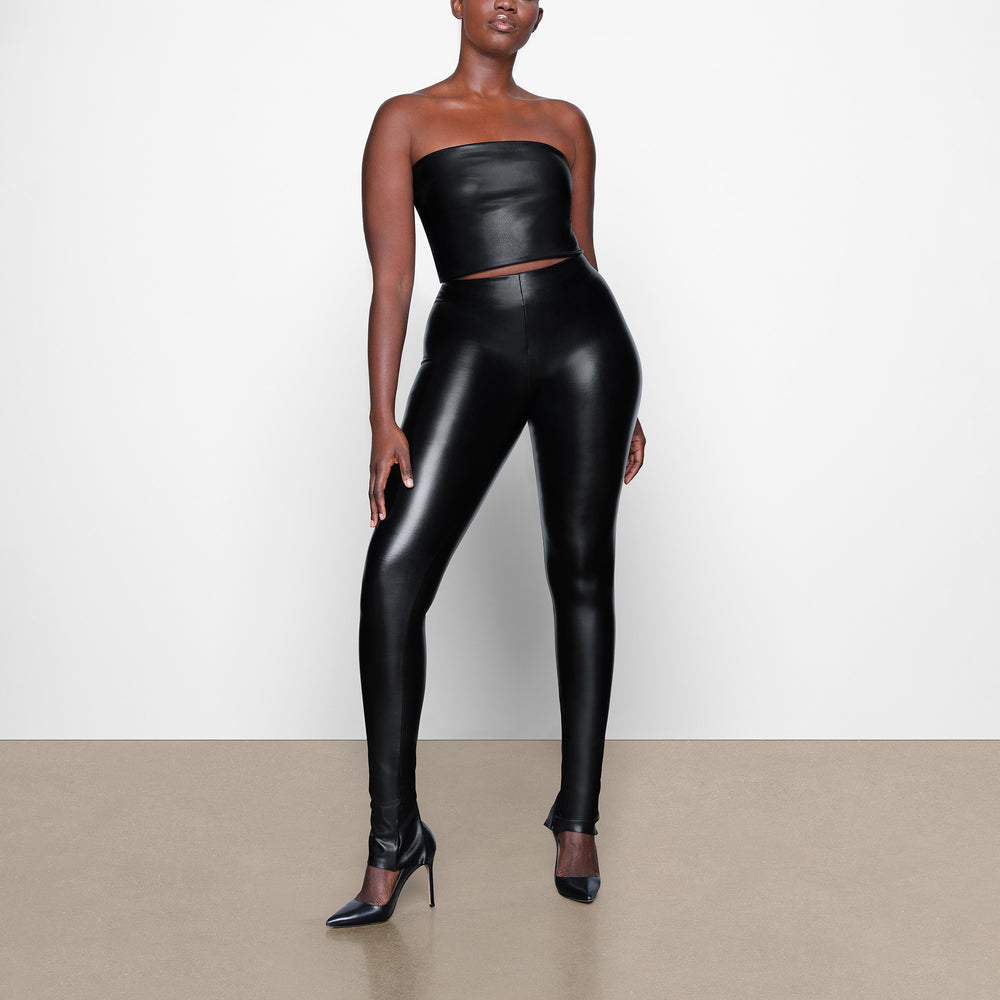 Leggings Skims FAUX LEATHER Noir | 682PVNELS