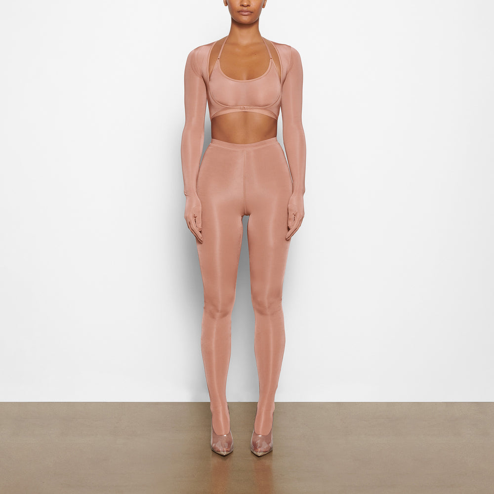 Leggings Skims JELLY SHEER FOOTED Abricot | 068MDFKEY