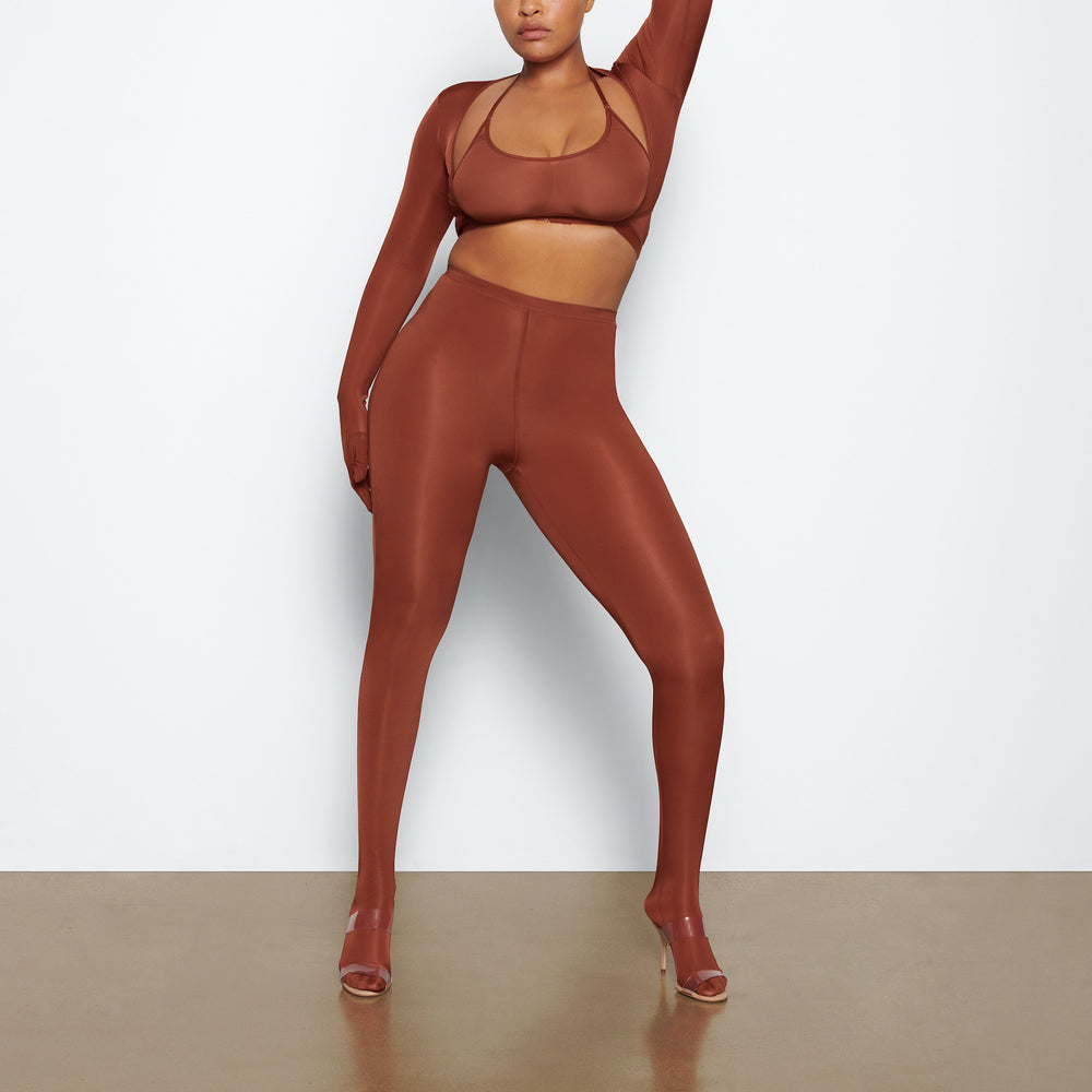 Leggings Skims JELLY SHEER FOOTED Marron | 235QBRICW
