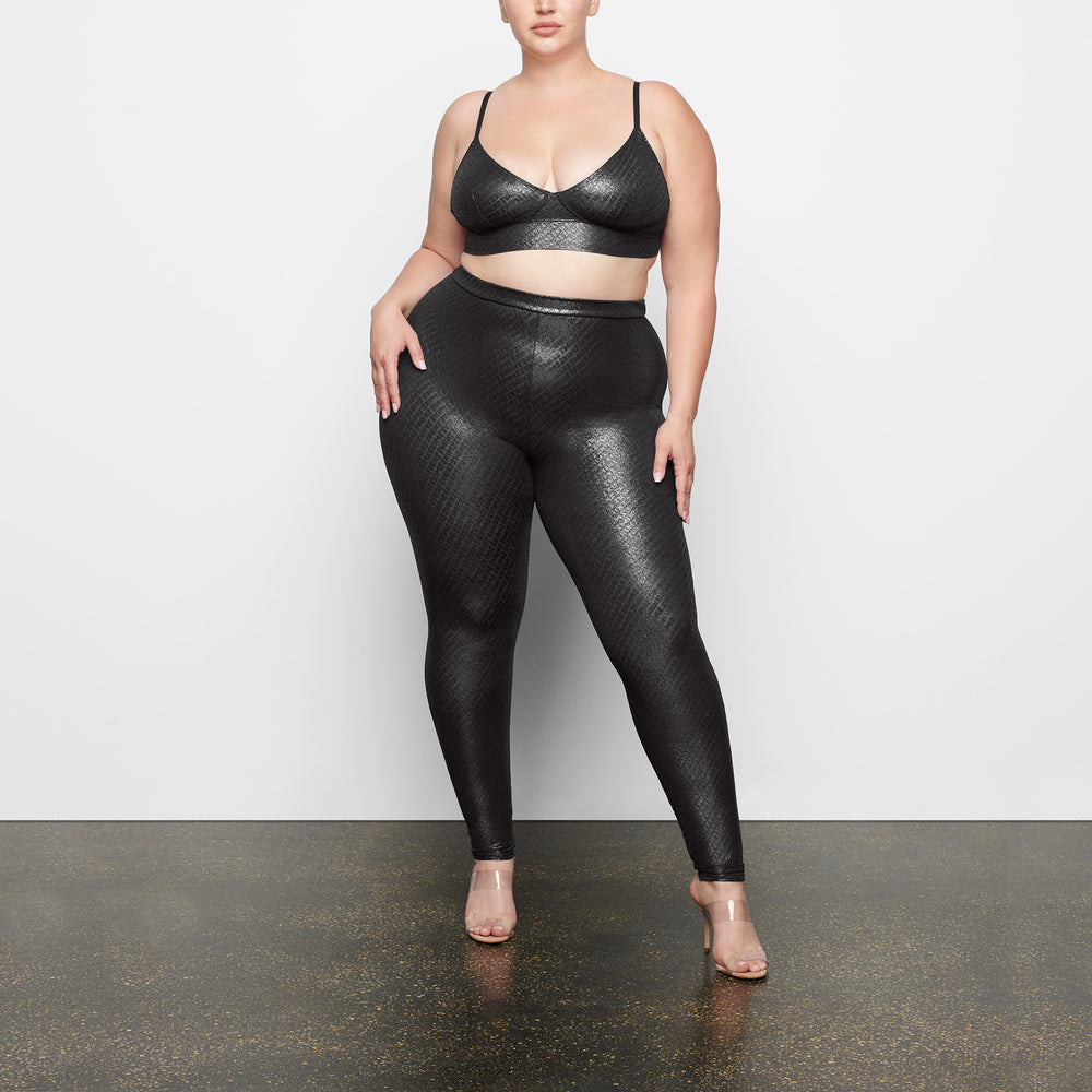 Leggings Skims LOGO MESH FOIL Noir | 560FBCKSD