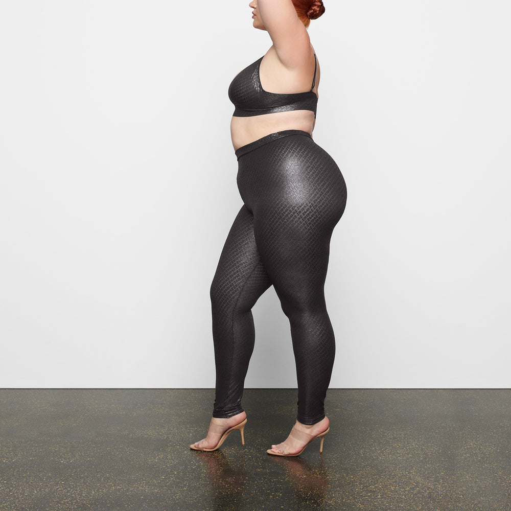 Leggings Skims LOGO MESH FOIL Noir | 560FBCKSD