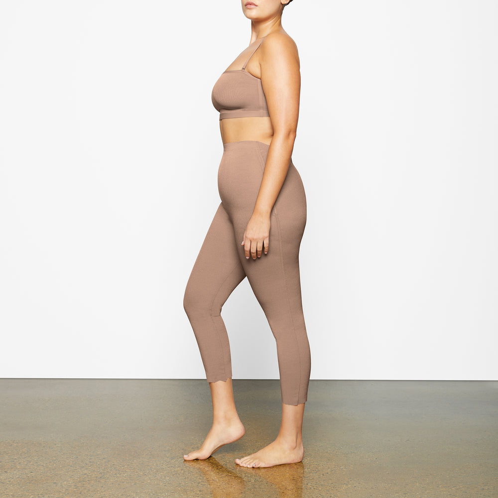 Leggings Skims SHEER SCULPT LOW BACK Abricot | 486PBEOKD