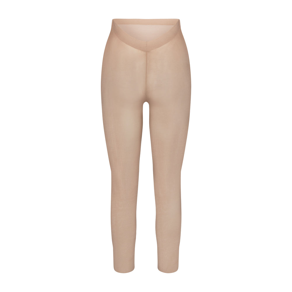 Leggings Skims SHEER SCULPT LOW BACK Beige | 586XVFPDB